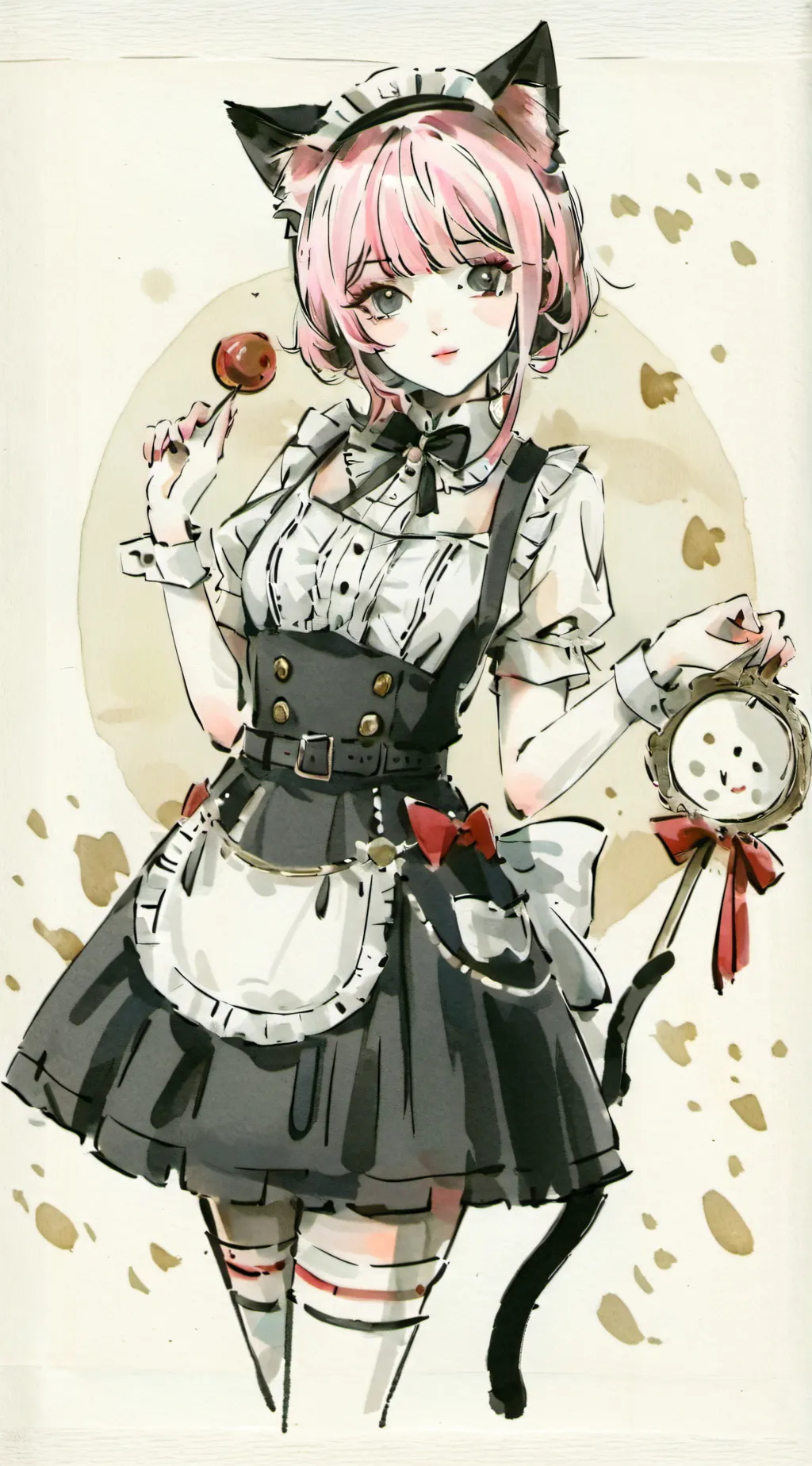 ai character: Melody/maid👌🏻 background