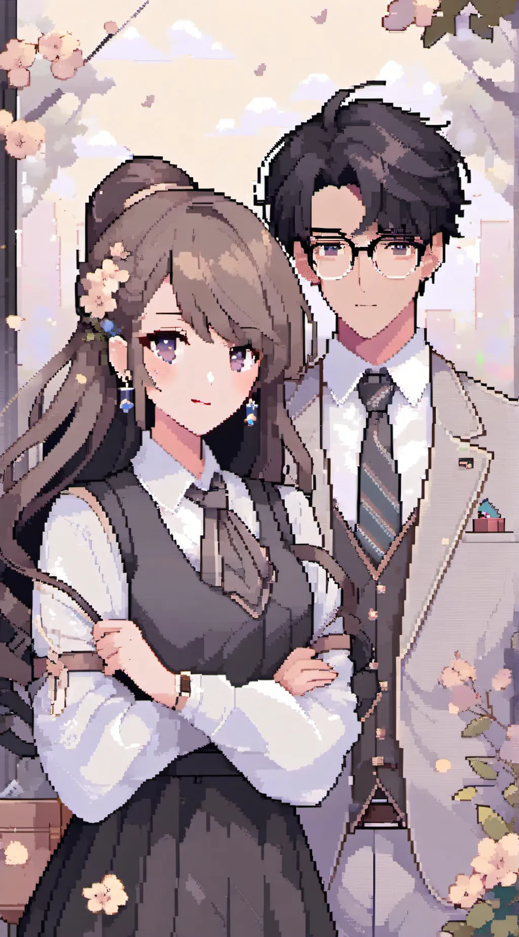 ai character: Mrs & Mr. Vidinson background