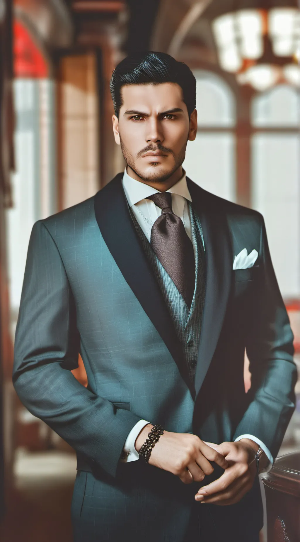 ai character: Rocky background