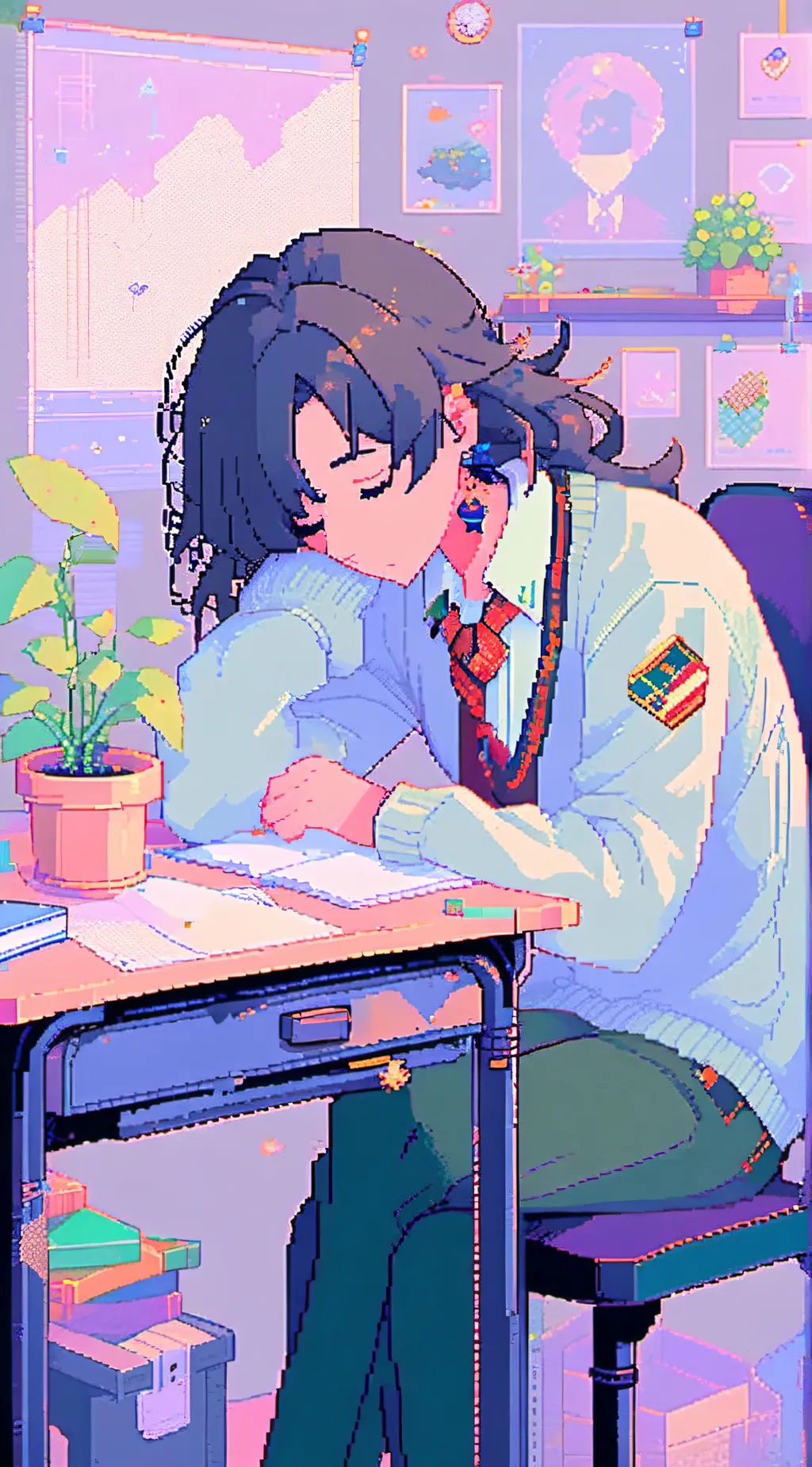 ai character: 😴Sleepy Sarah😴 background