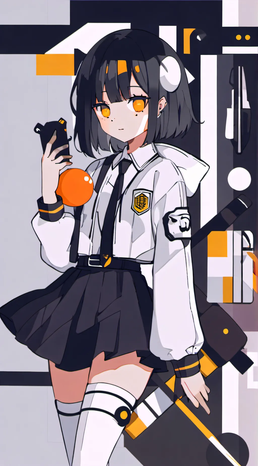 ai character: ~{🍊Sarah🍊}~ background