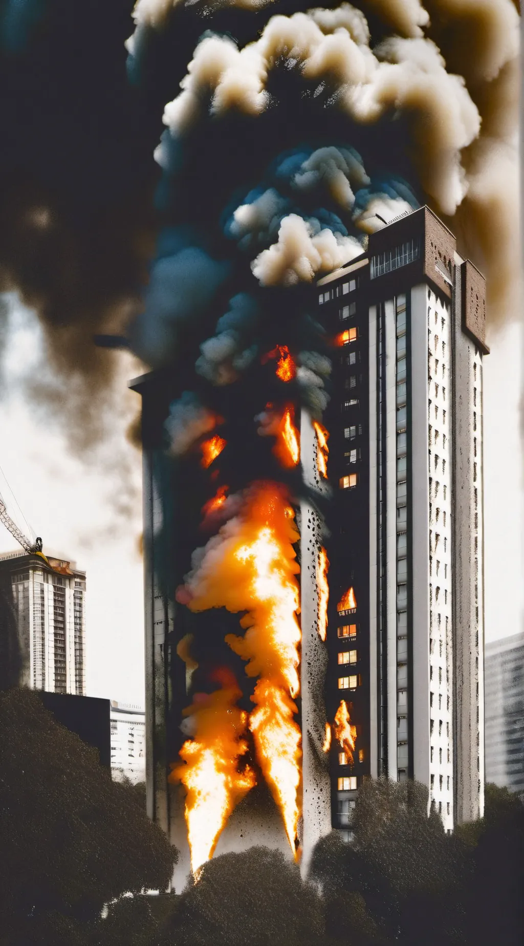 ai character: Mha fire background