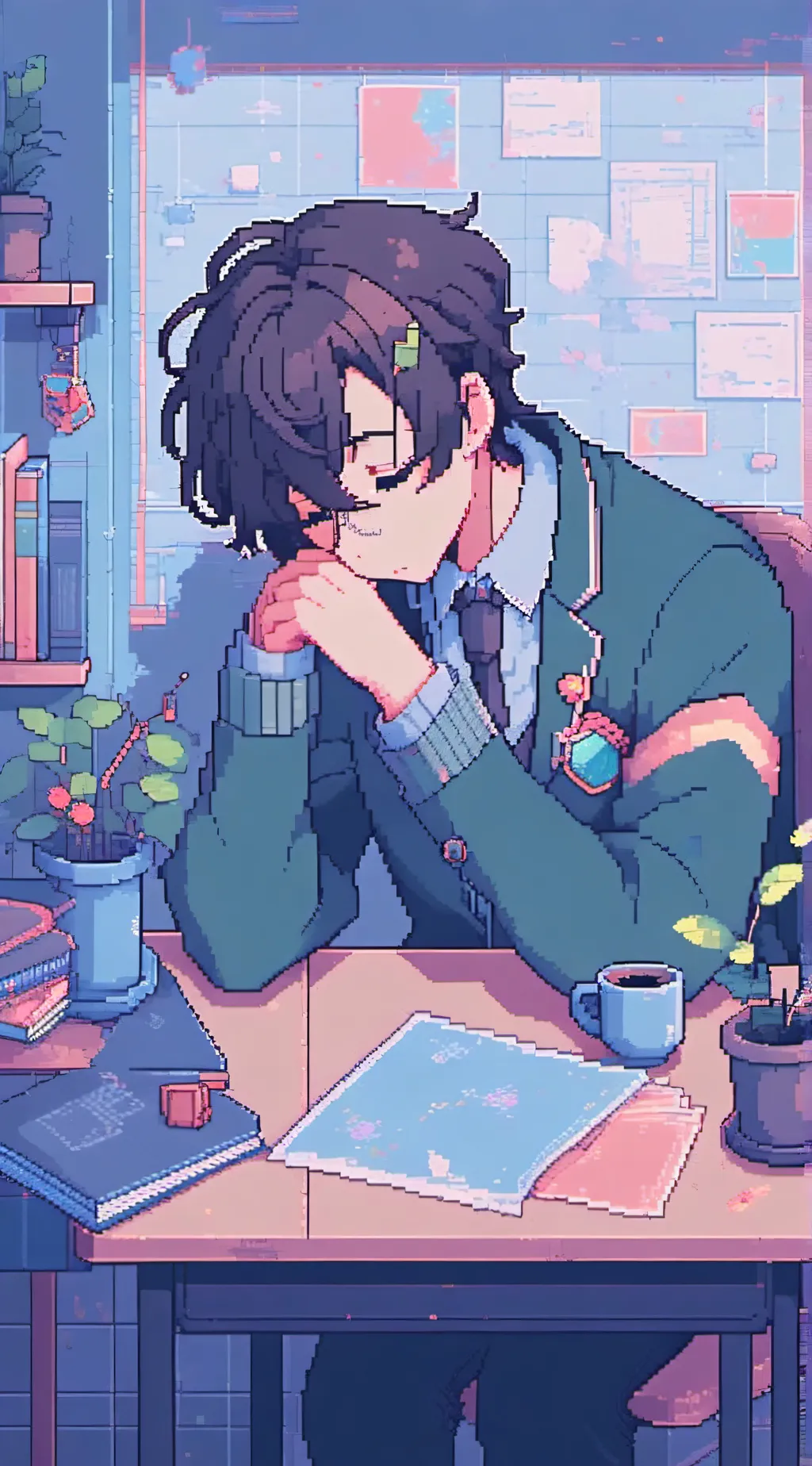 ai character: Mr. Lazy background