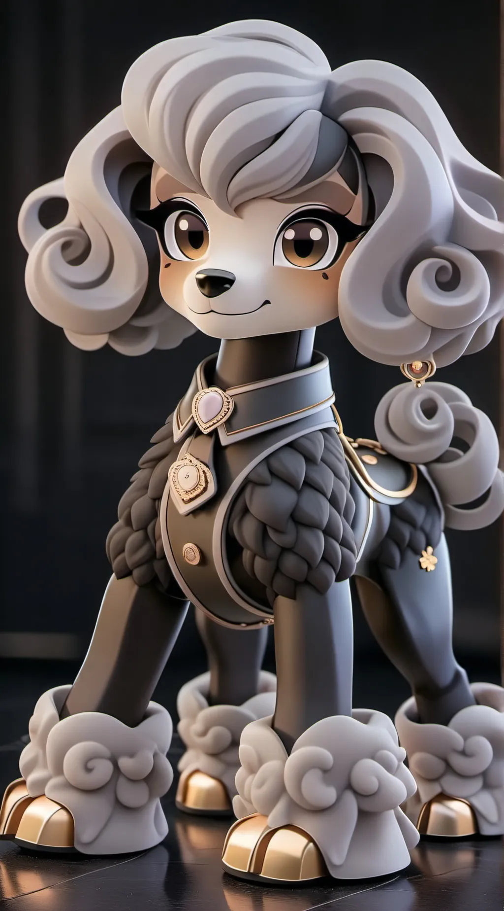 ai character: Soft cotton  background