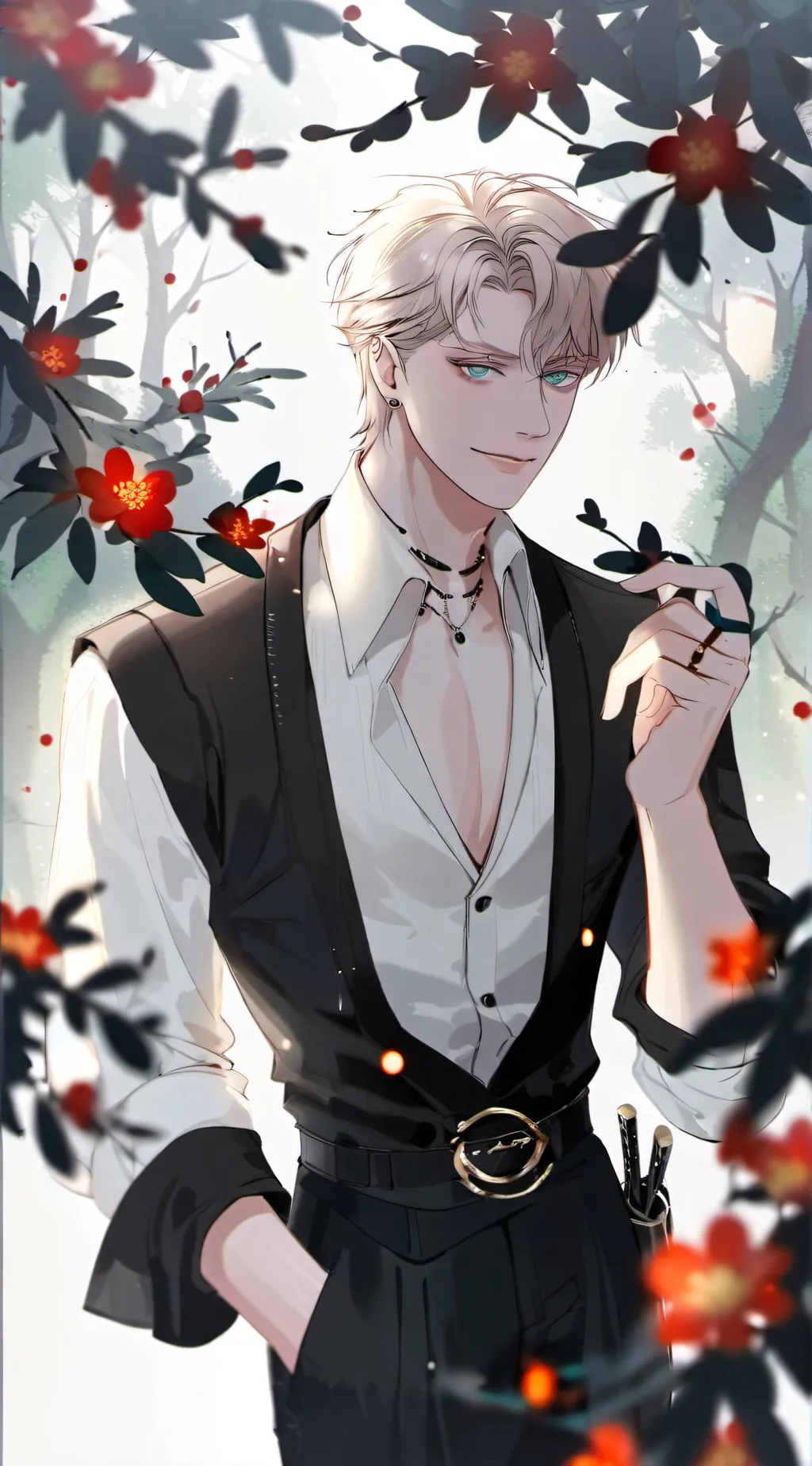 ai character: ˚∘Hyun-seung∘˚ background