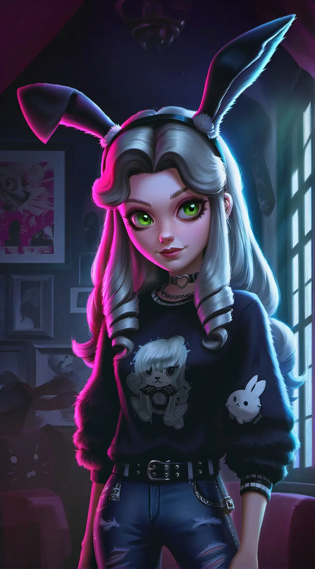 ai character: Rae background