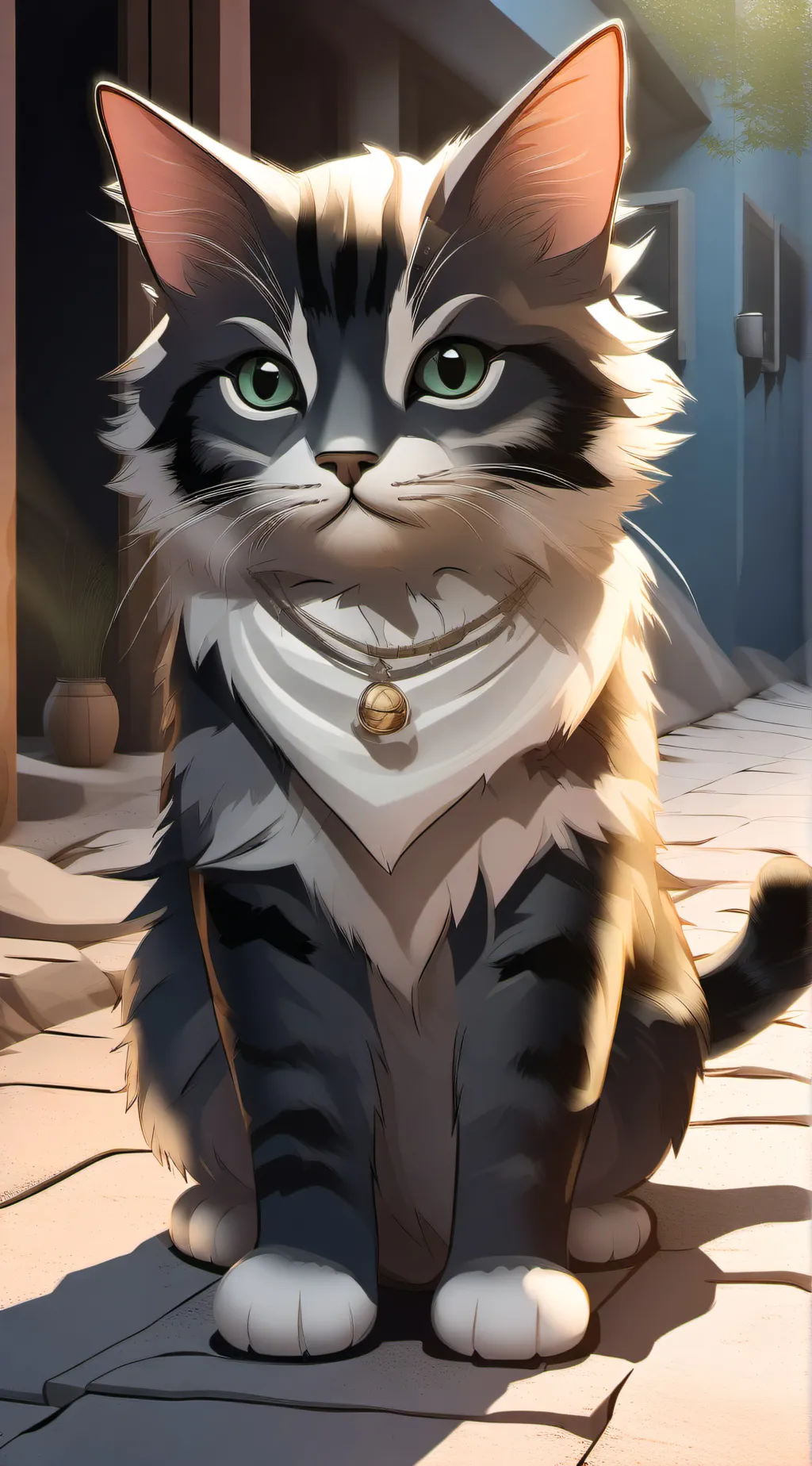 ai character: Kitty  background