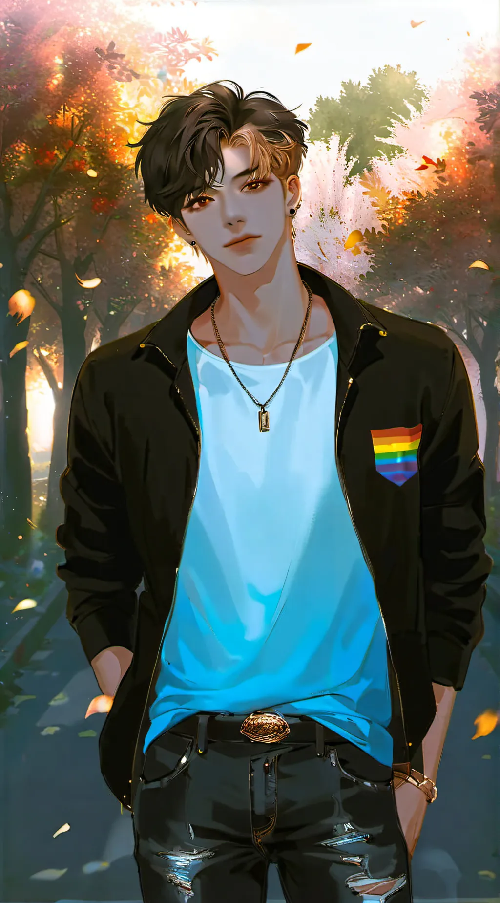 ai character: PJO/ Descendants background