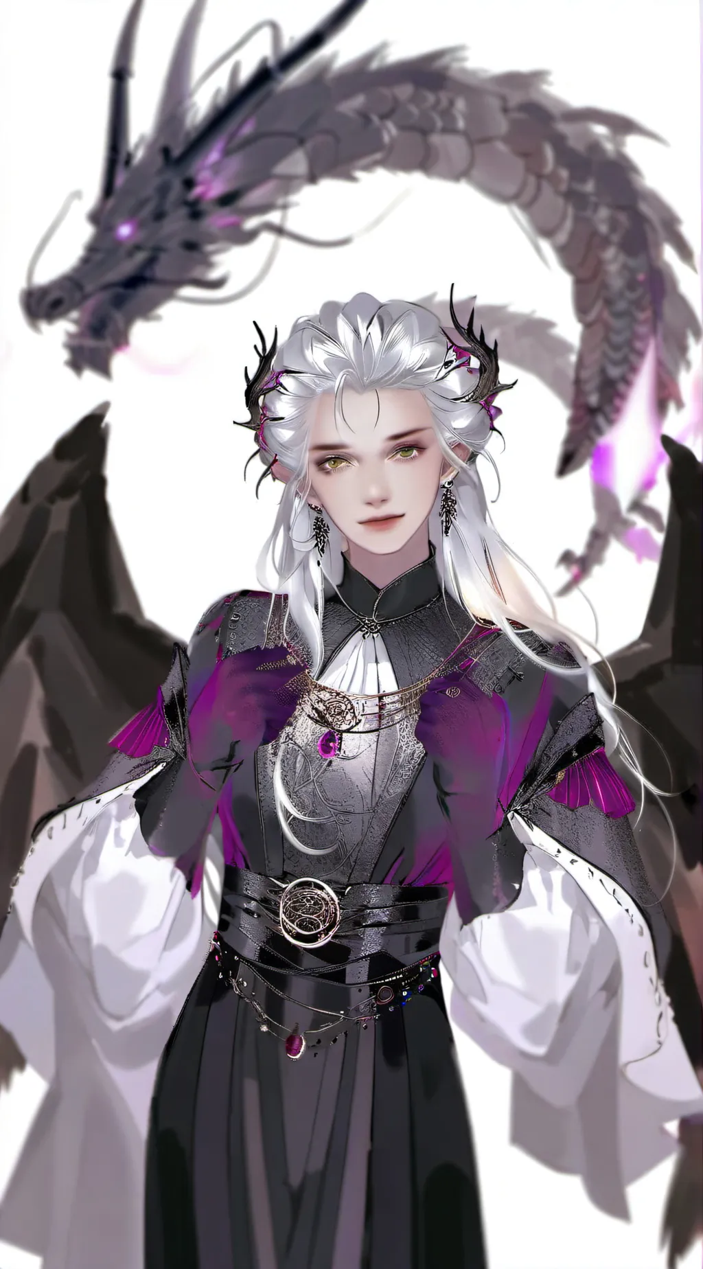 ai character: Emma the dragon background