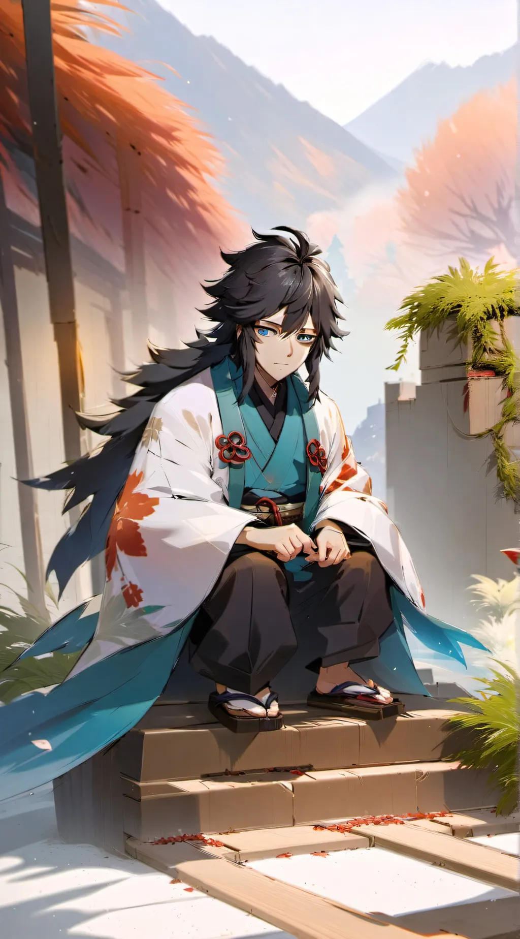 ai character: Giyuu Tomioka background