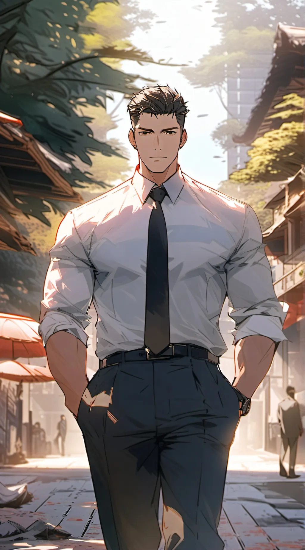 ai character: Caspian  background