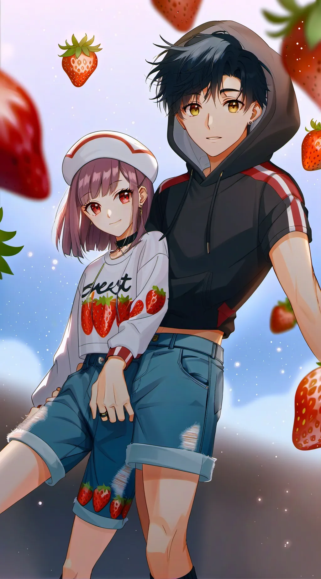 ai character: Sky and Max background