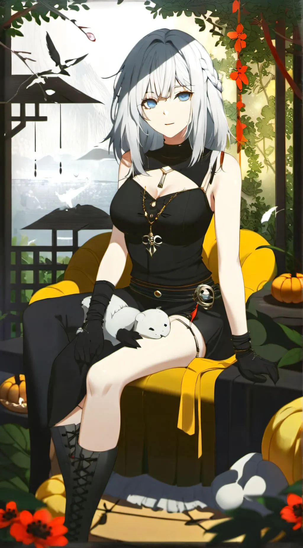 ai character: Sky background