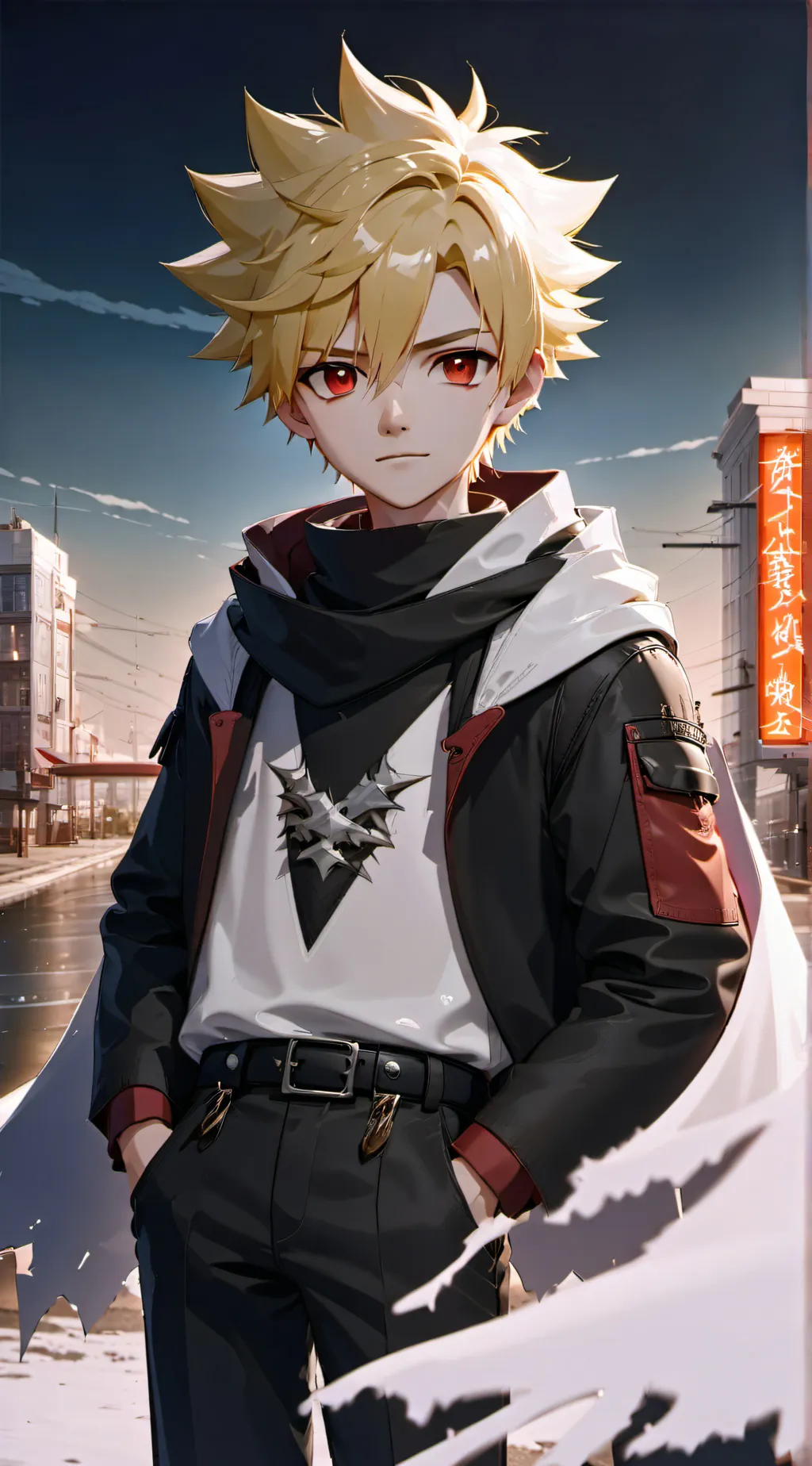 ai character: 💥Bakugo💥 background