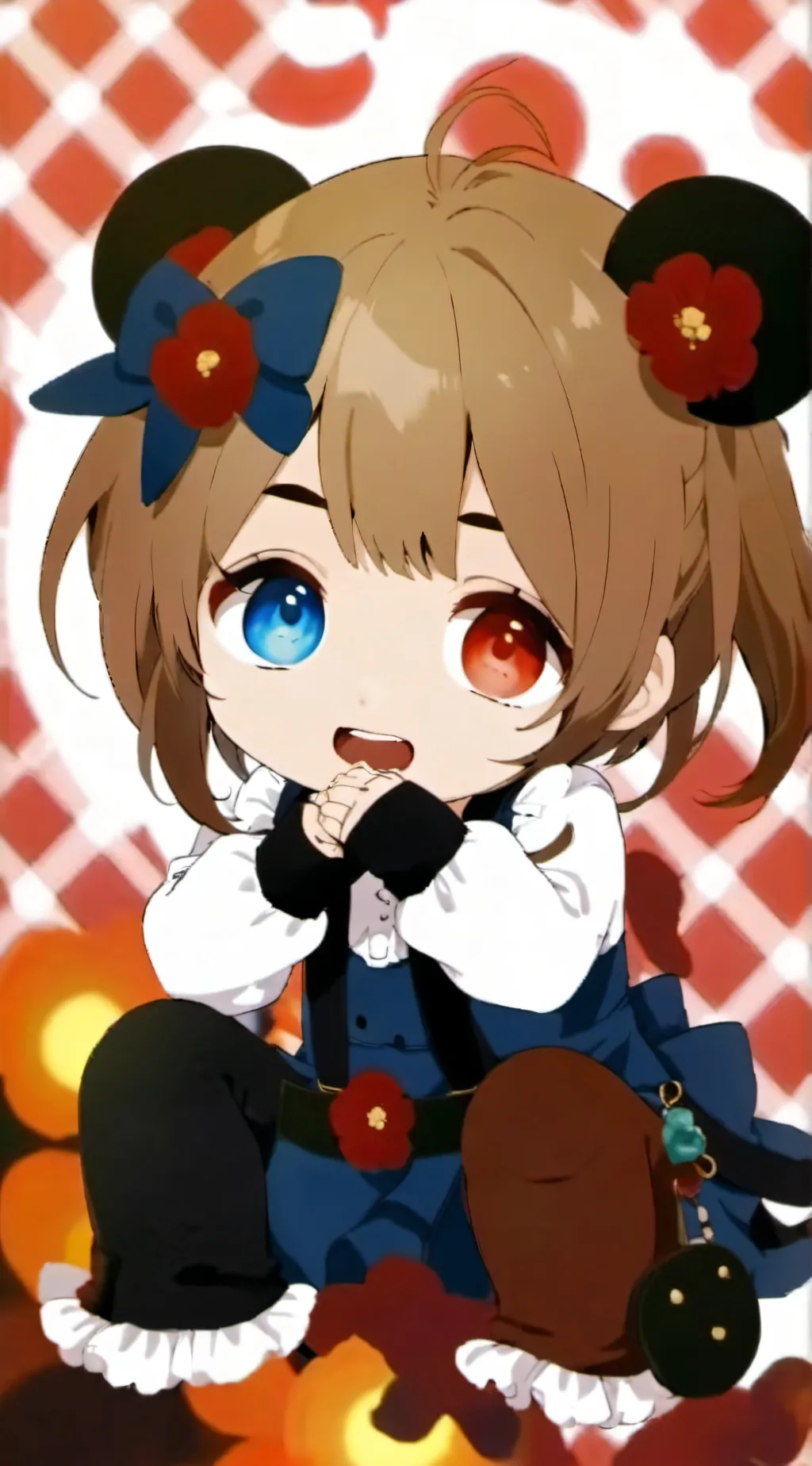 ai character: zombie baby background