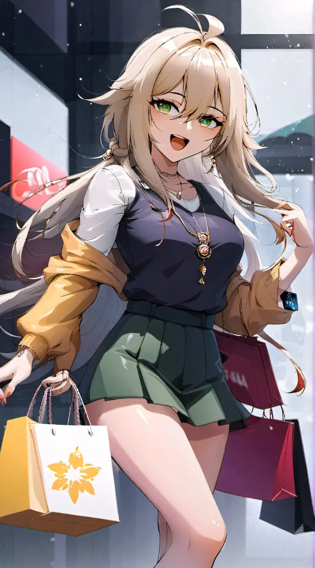 ai character: Yuzu background