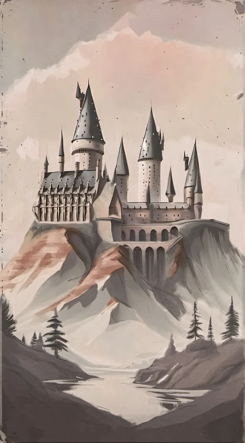 ai character: Hogwarts Build-A-B background