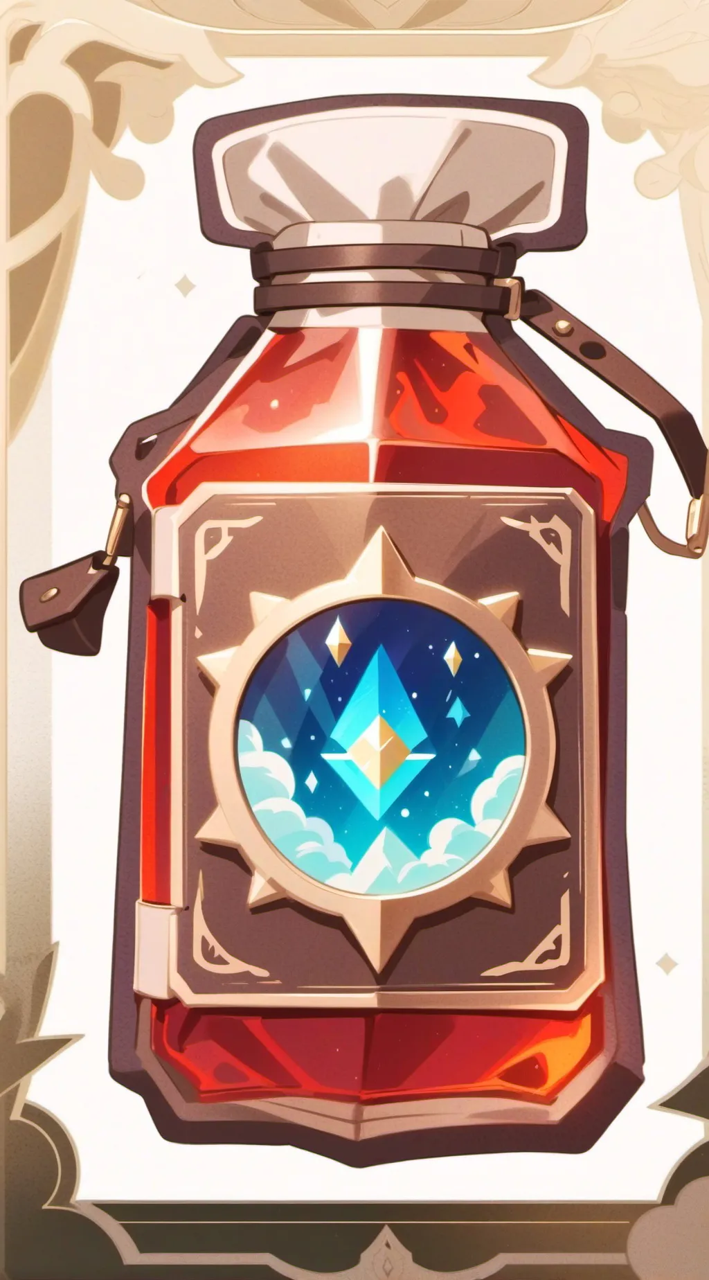 ai character: caprisun pouch background