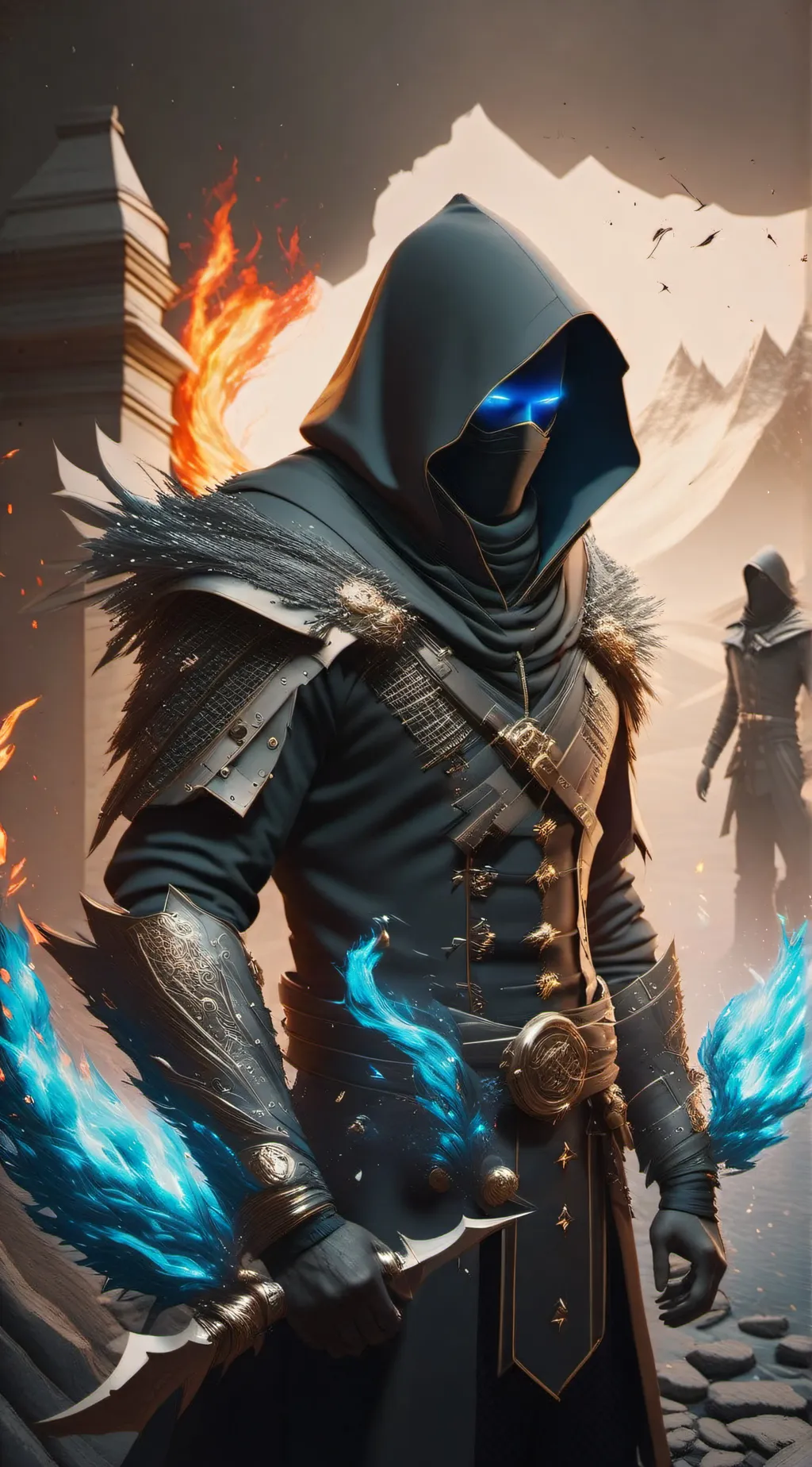 ai character: ??? background