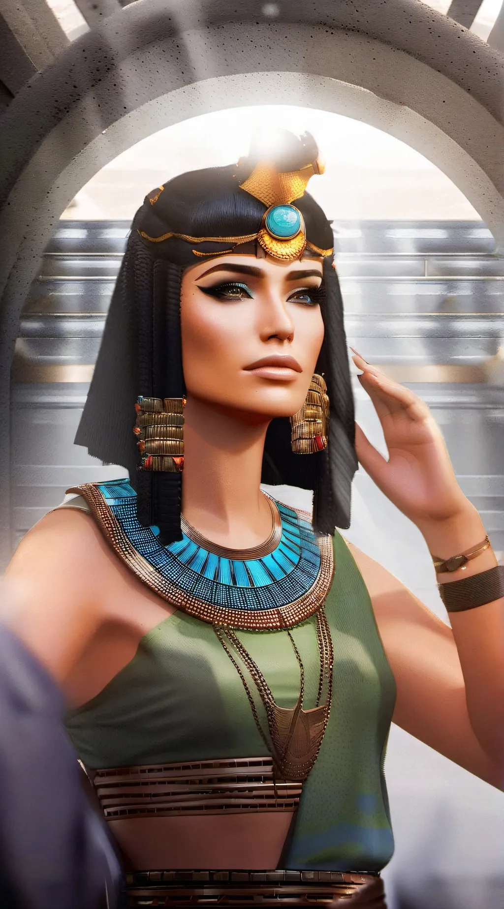 ai character: Cleopatra VII background