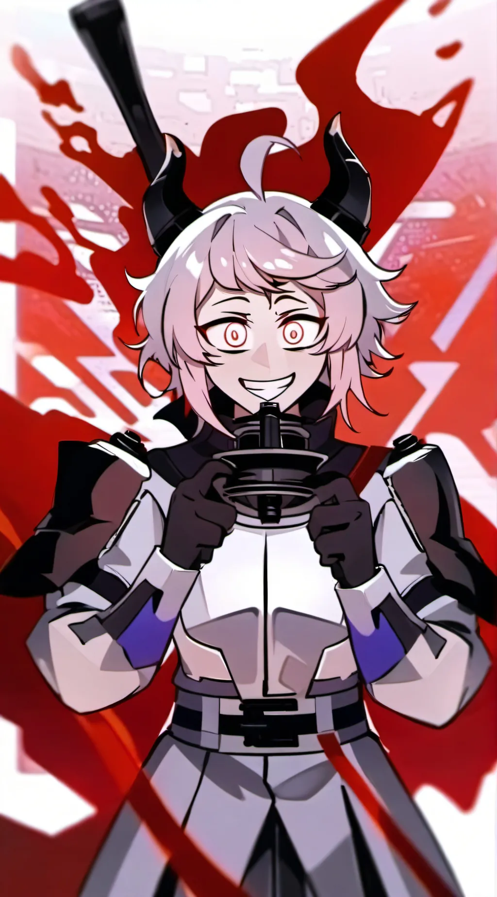 ai character: YOU ARE DA LUCIFER background