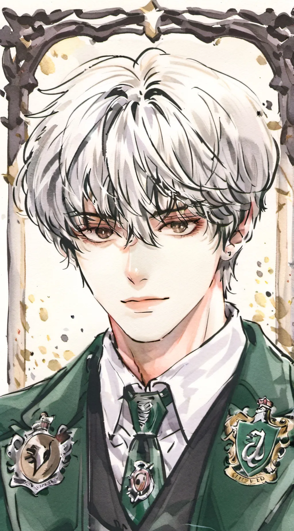 ai character: Draco Malfoy  background