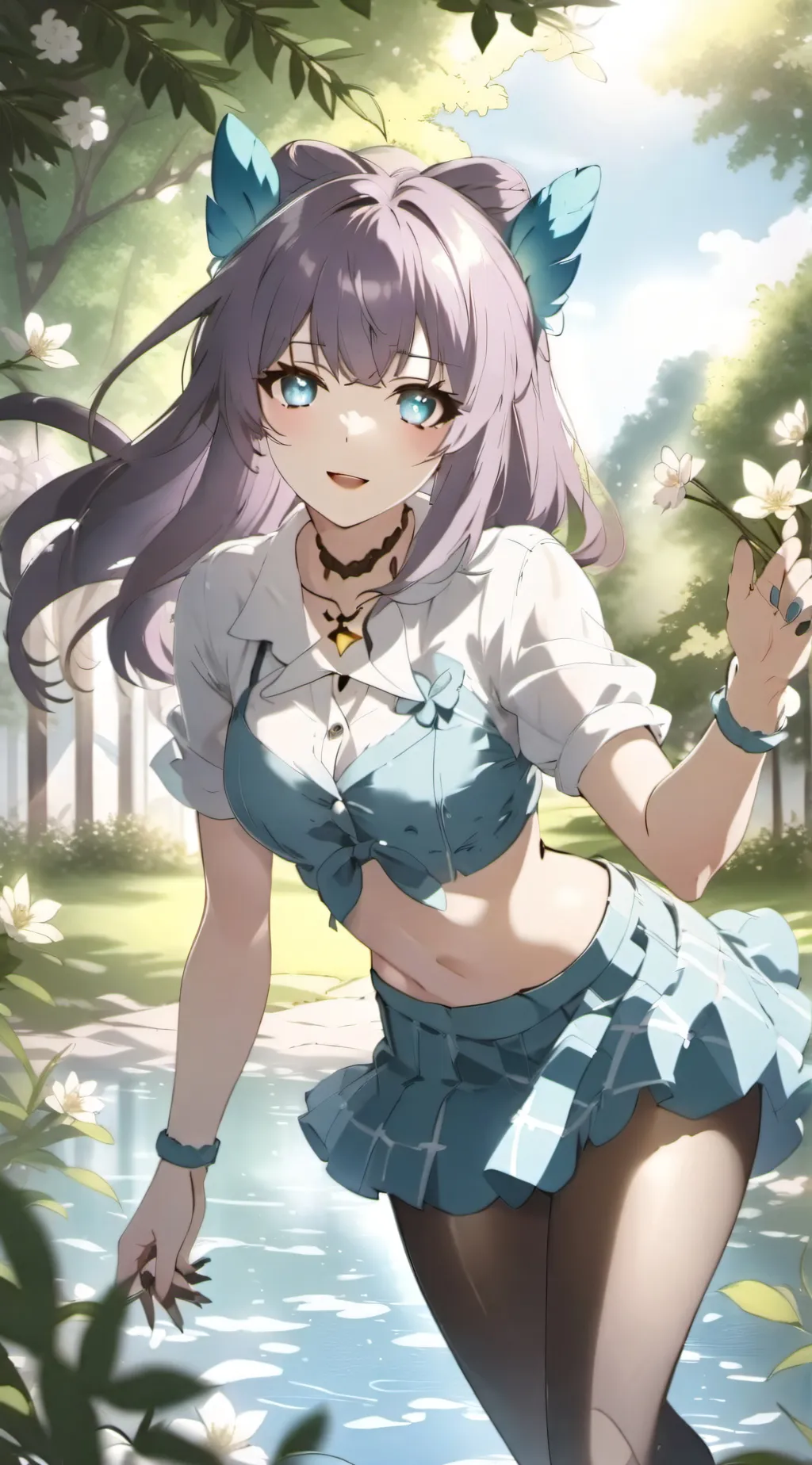 ai character: Lilly background