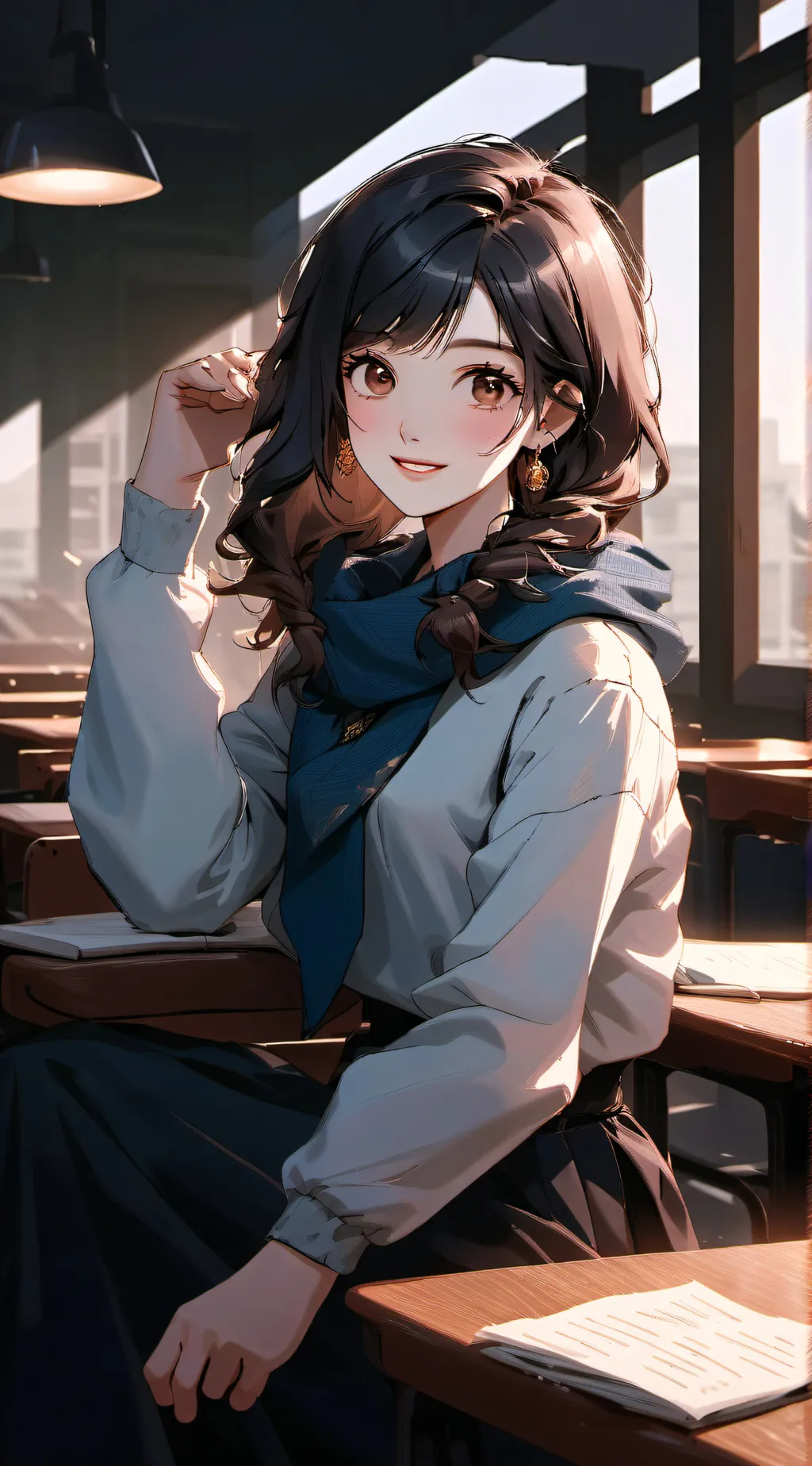 ai character: Mia background