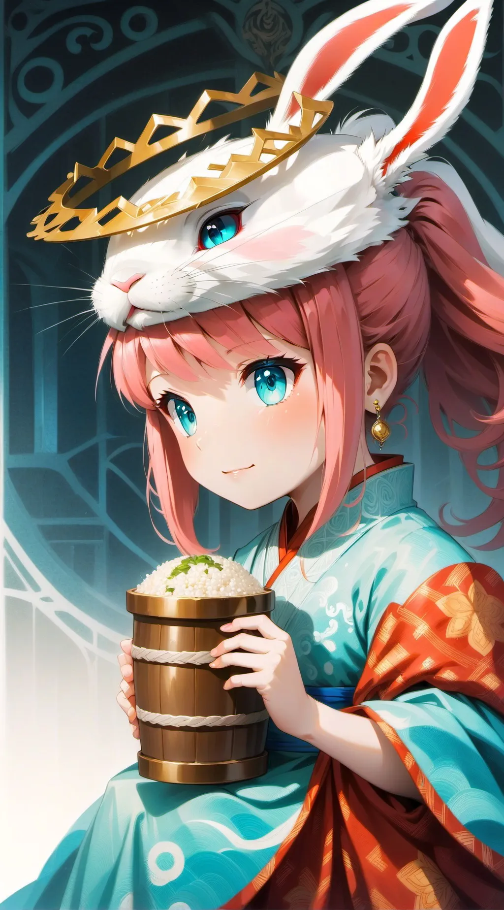 ai character: The trap house background