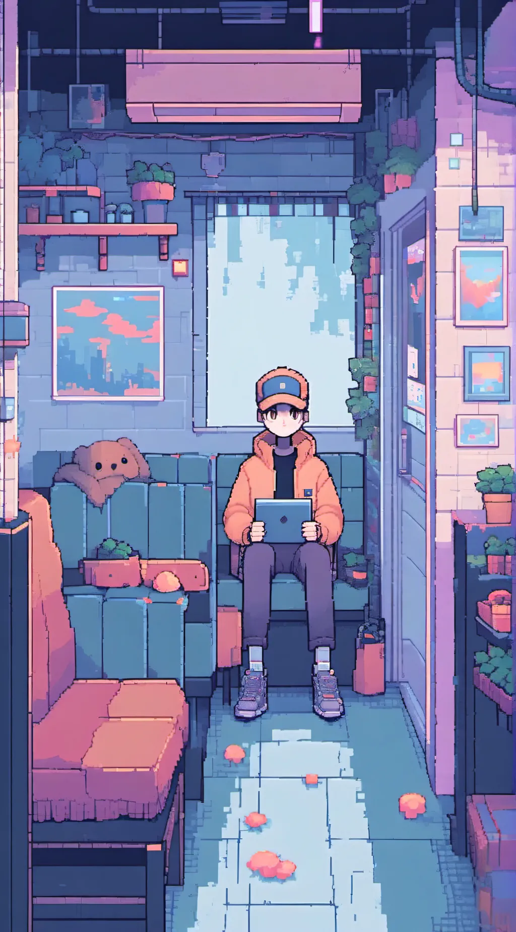 ai character: Danganronpa  background