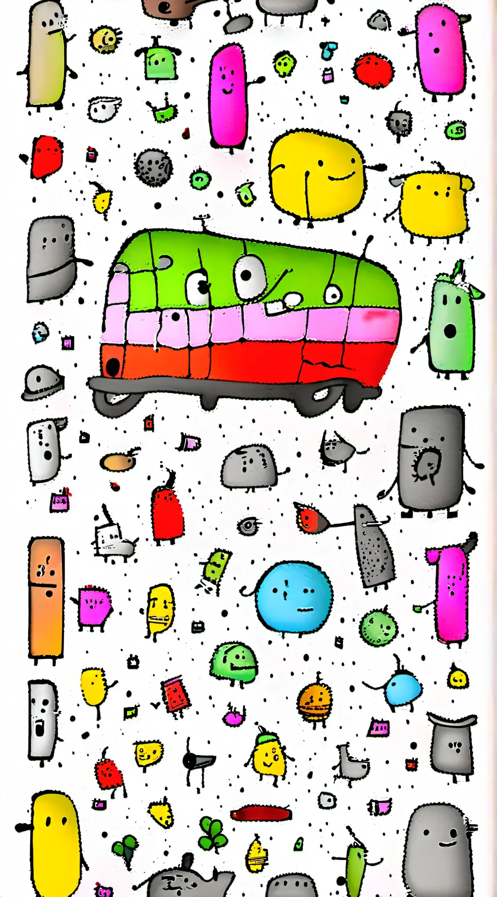 ai character: BFDIA background