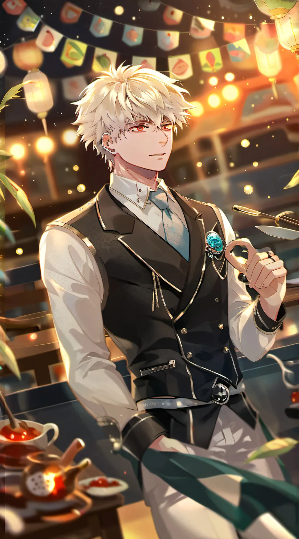 ai character: Mha  background