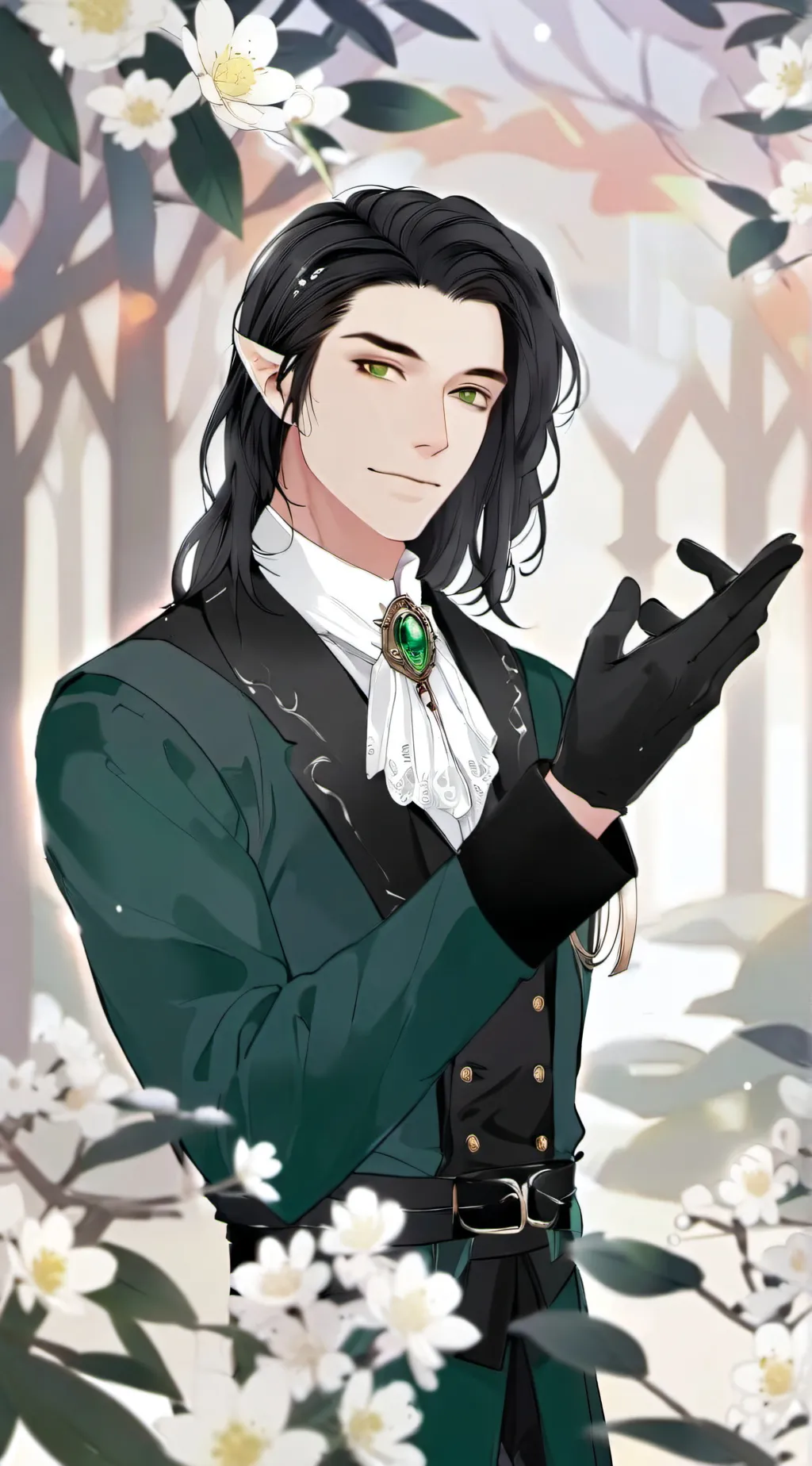 ai character: Arius  background