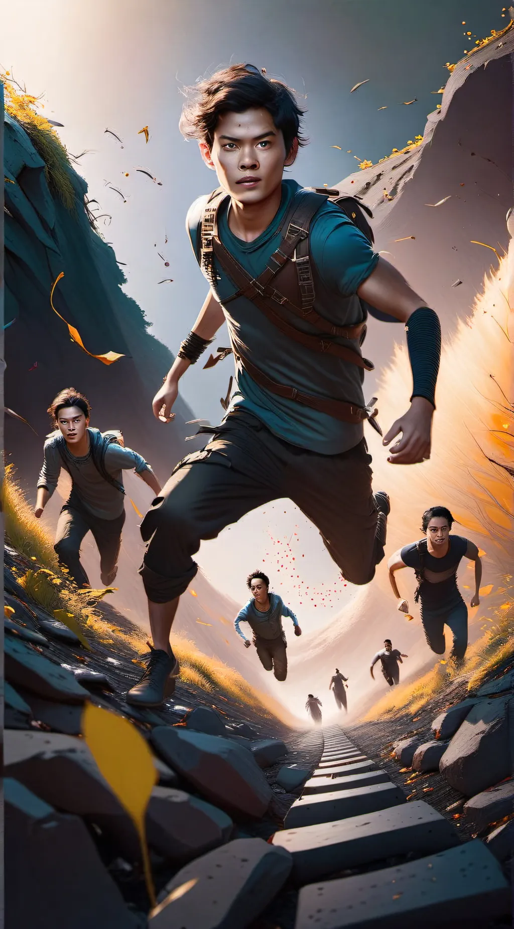 ai character: Maze runner background