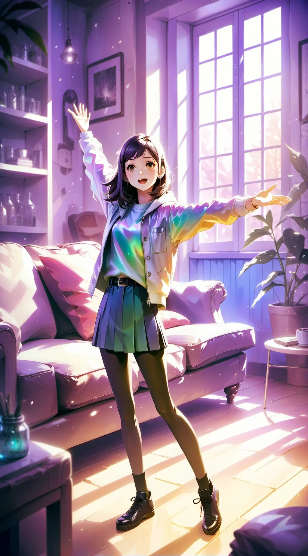 ai character: lia background