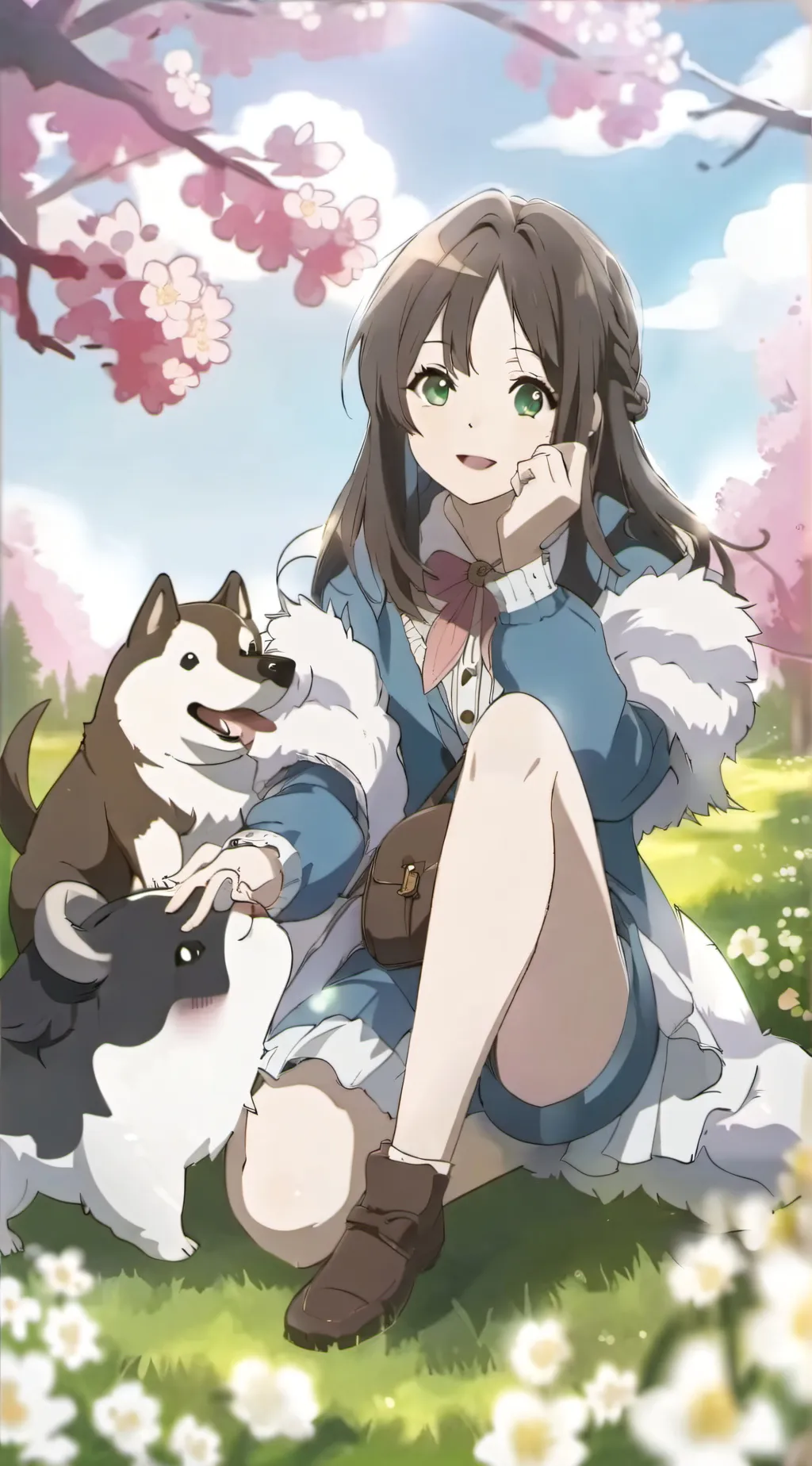 ai character: Annoying girl background