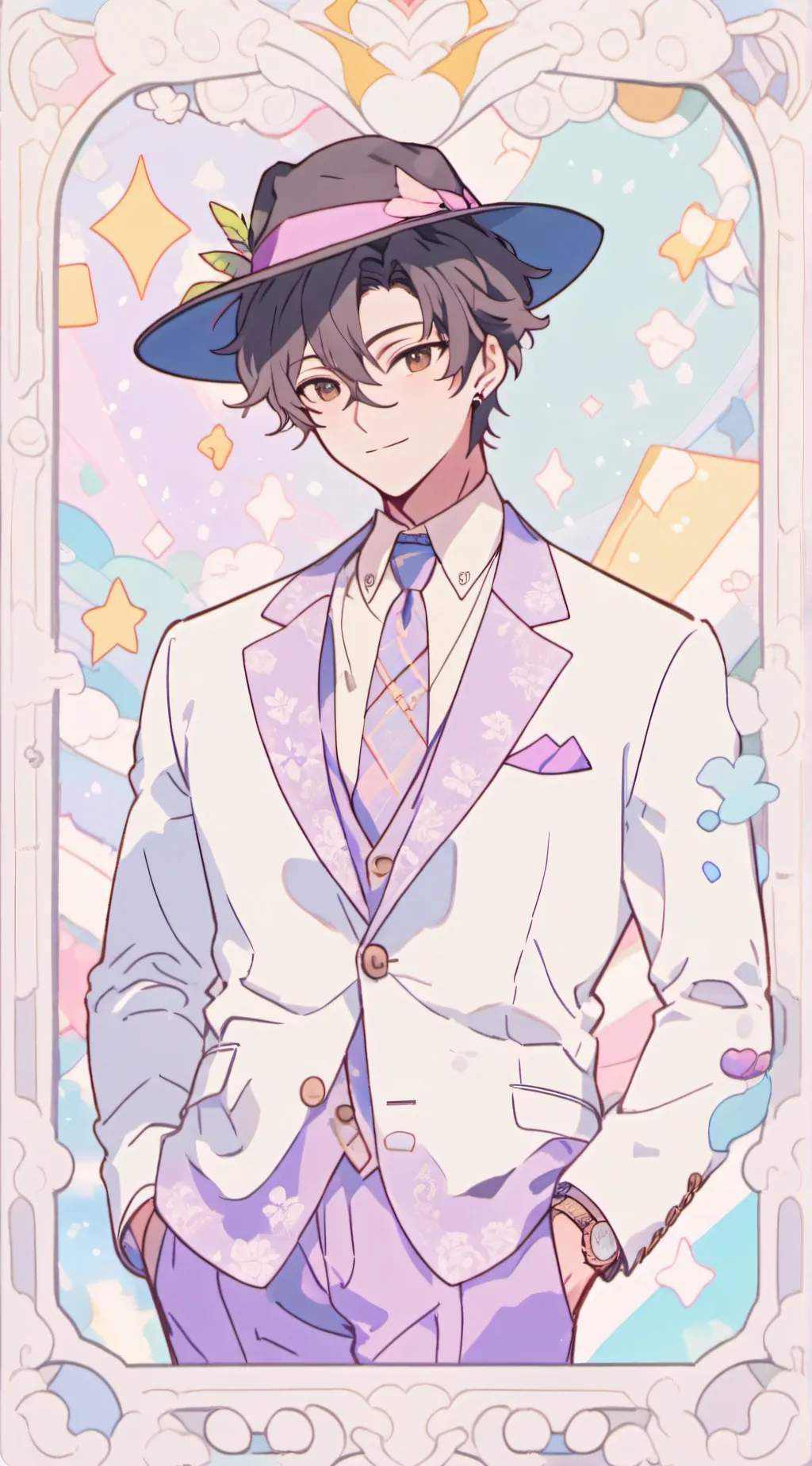 ai character: Mr puzzles 2!!! background