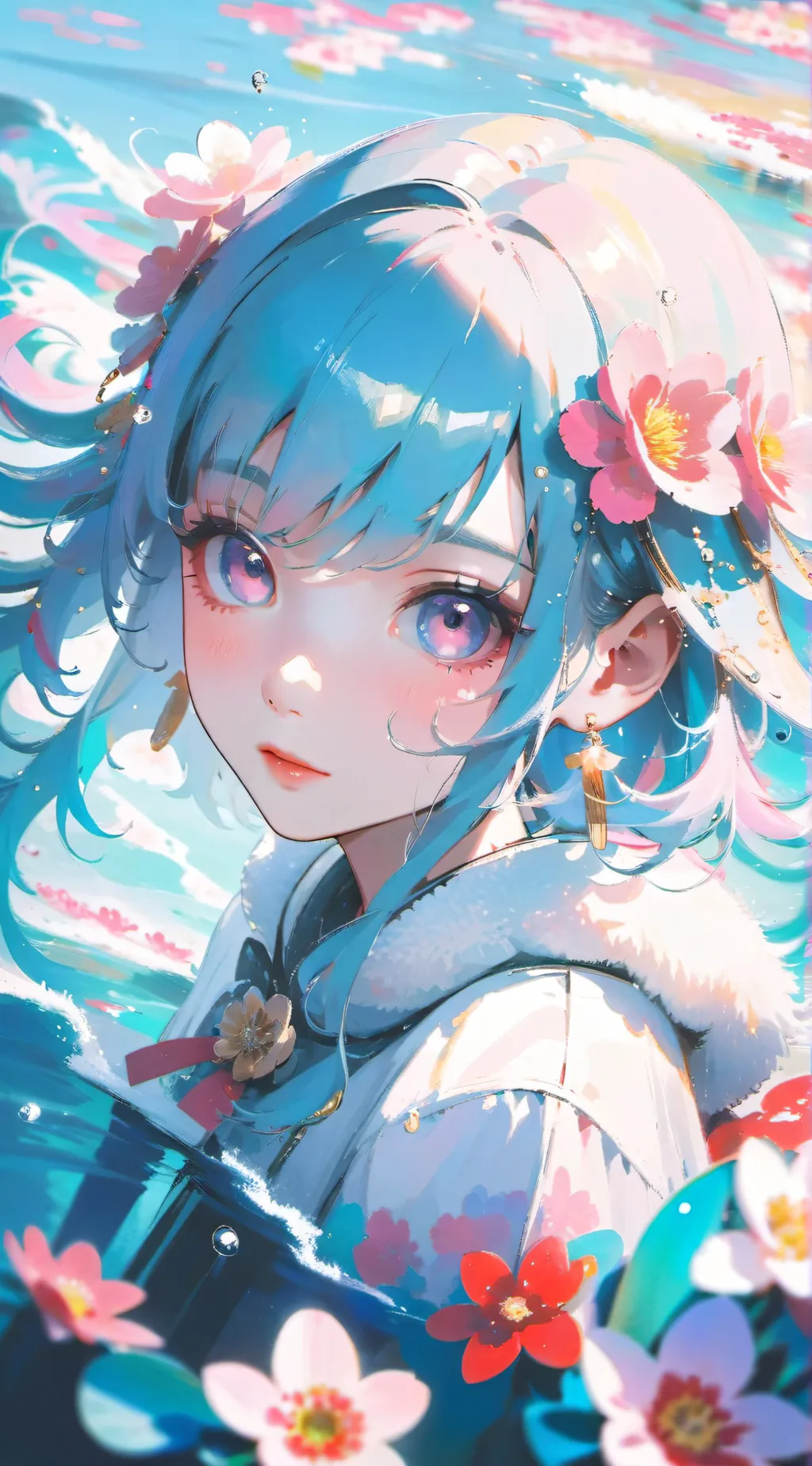 ai character: Miku background