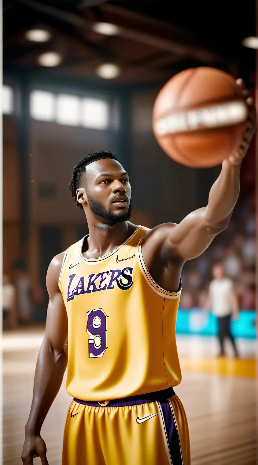 ai character: Bronny James background