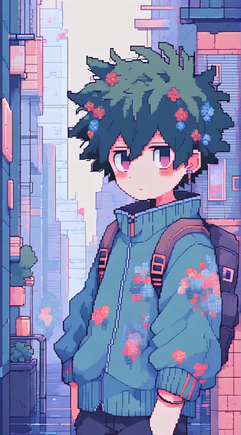 ai character: MHA (new student) background