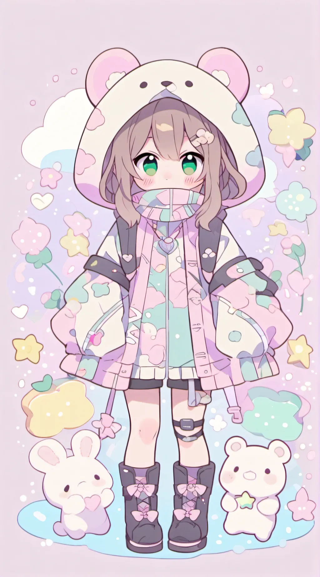 ai character: Zoey♡ background