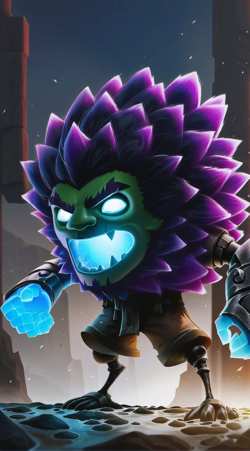 ai character: Error the monster background