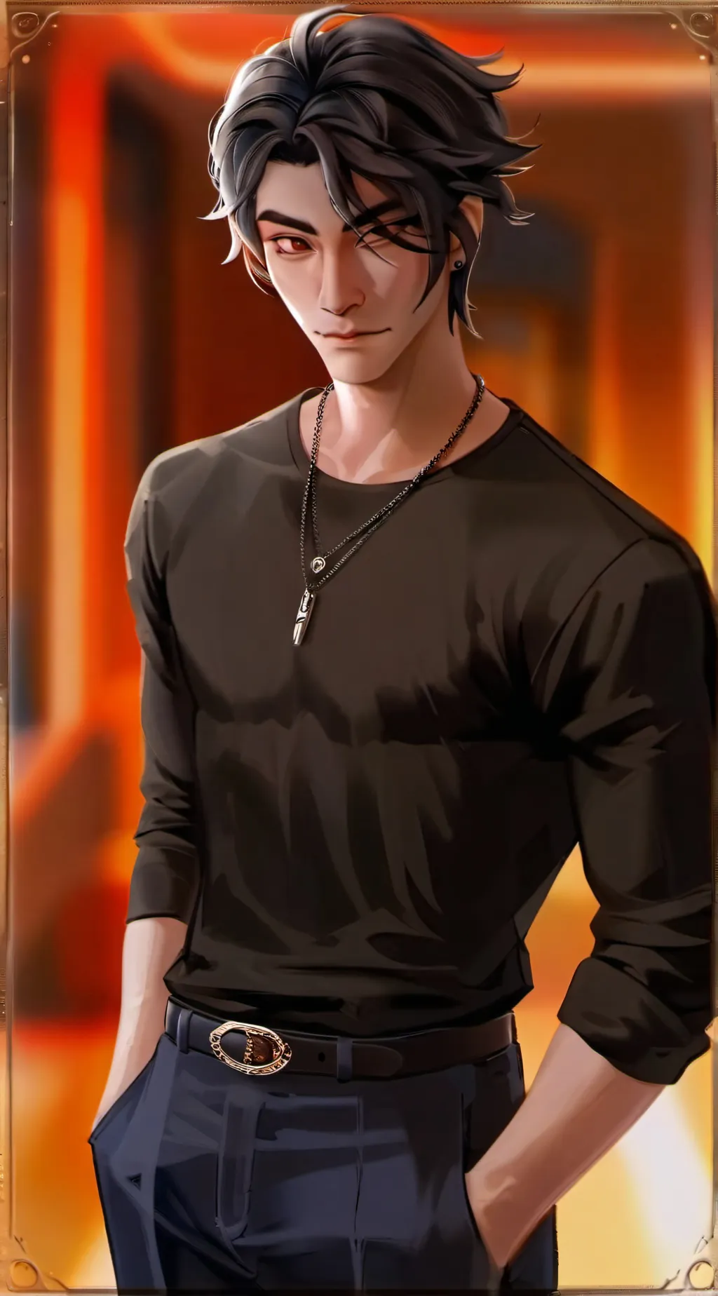 ai character: Ken Sato background