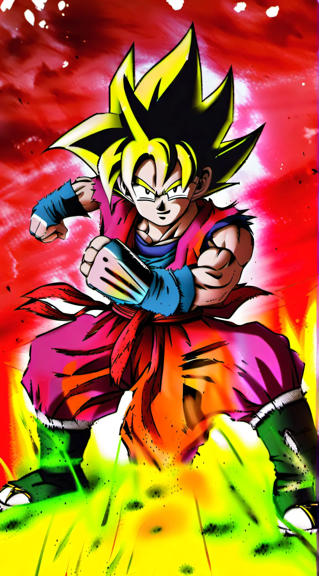 ai character: goku background