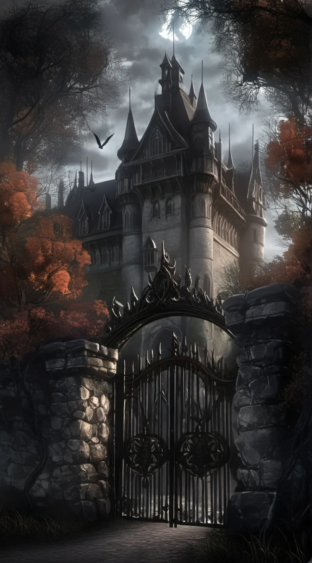 ai character: Nevermore(Webtoon) background