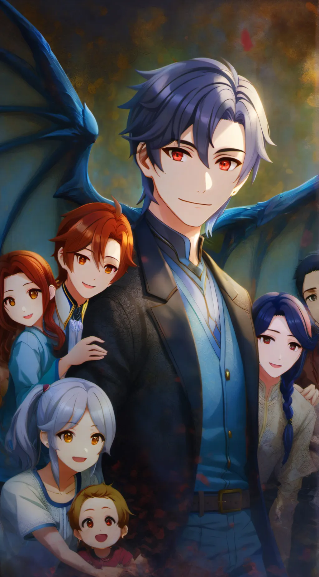 ai character: demon uncle background