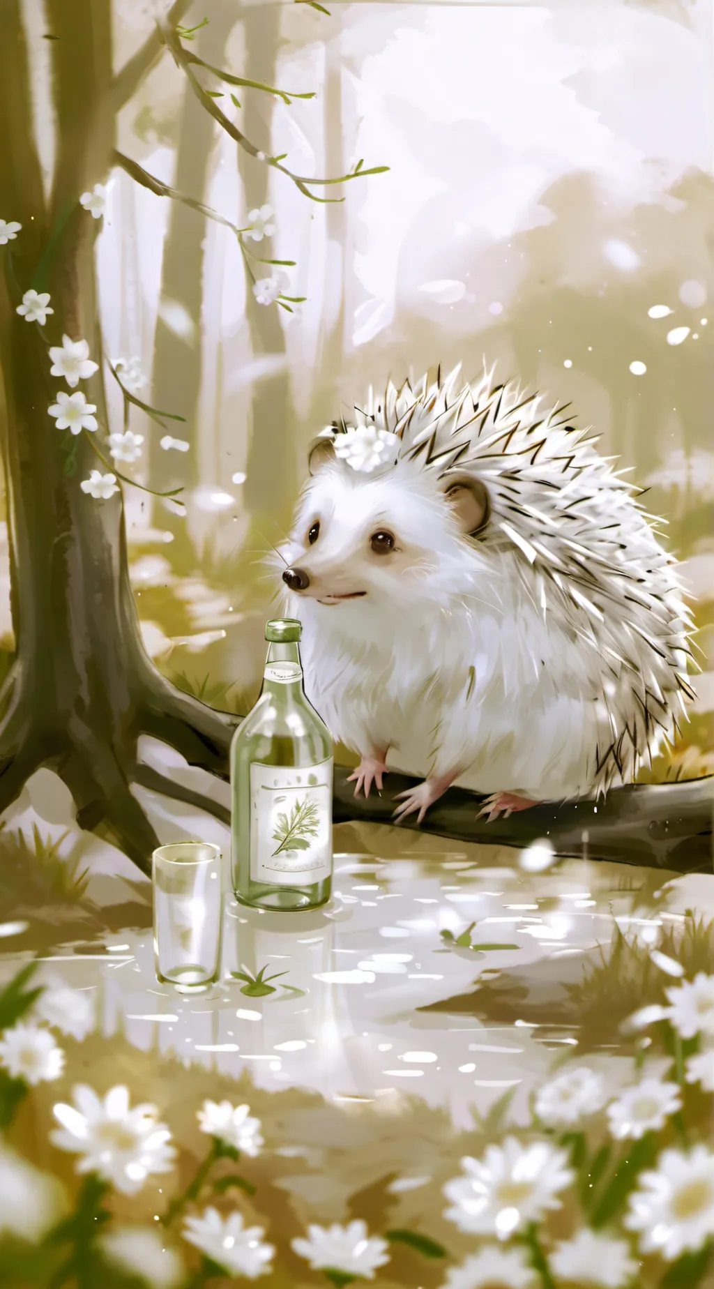 ai character: Carl the hedgehog  background