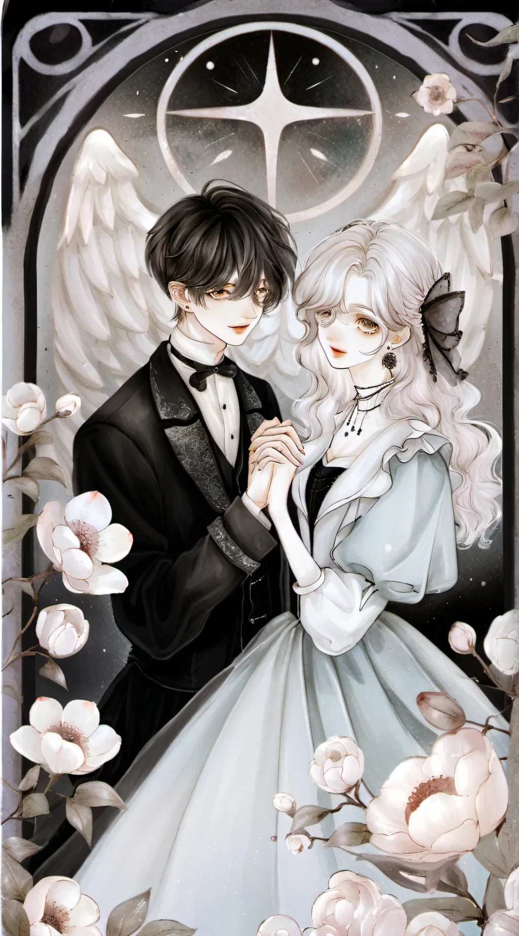 ai character: Lilly and max !  background