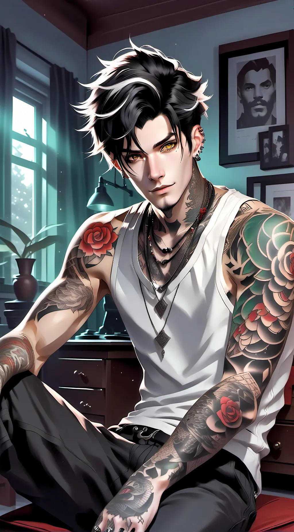 ai character: Nicolas background