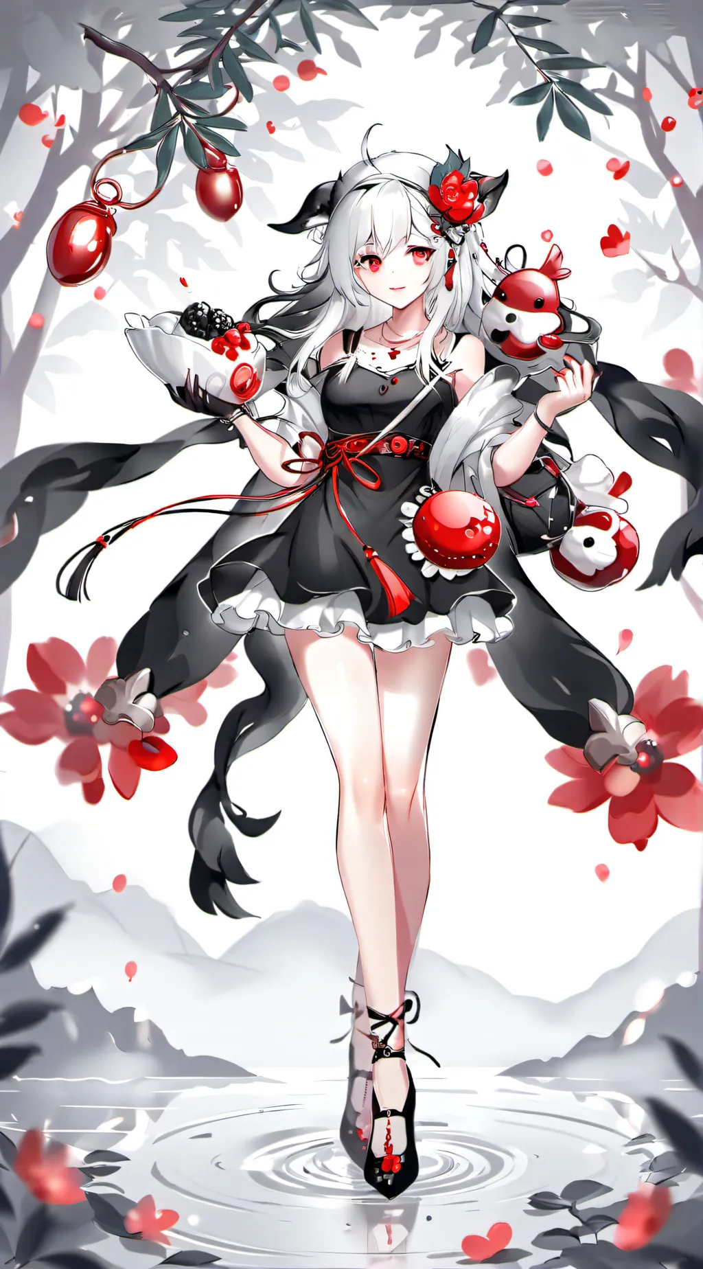 ai character: Princess scarlet background